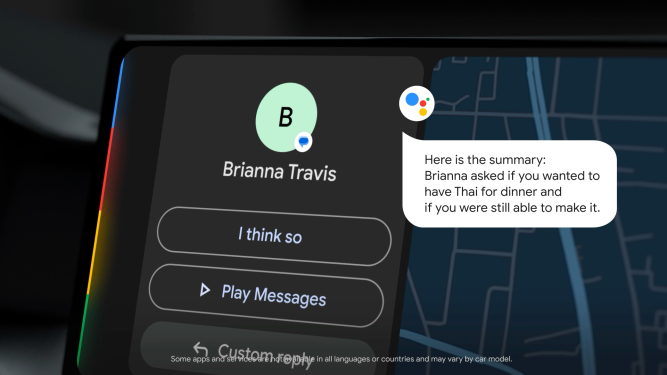 Android Auto Text