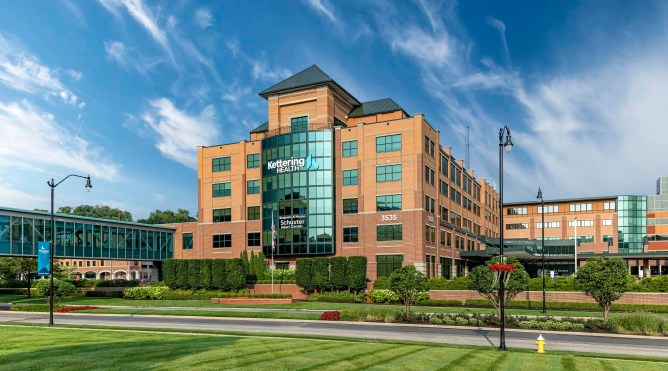 The Kettering Health main campus in Kettering, Ohio.