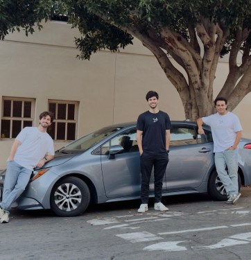 Flai co-founders Alen Polakof, Ari Polakof, and Juan Alzugary